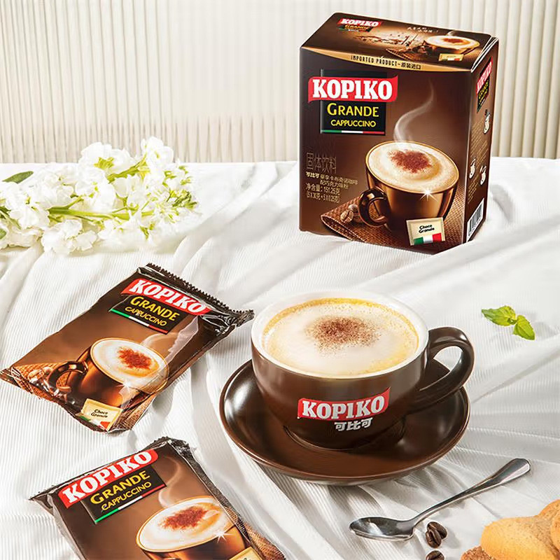 อินโดนีเซีย KOPIKO KOPIKO Cappuccino Latte Mocha Flavour Instant Three-in-One Coffee Powder Drink Pa