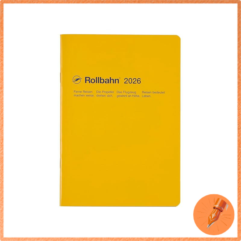 Delphonics 2026 A5 Rollbahn Notebook Diary Monthly Planner Starting October 2025