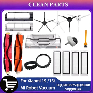 สําหรับ Xiaomi Mi Robot Vacuum Xiaomi 1S SDJQR01RR SDJQR02RR SDJQR03RR Roborock S5 S50 หลักแปรงด้านข้างกรองฝุ่นกล่องล้อยางเปลี่ยนชิ้นส่วน