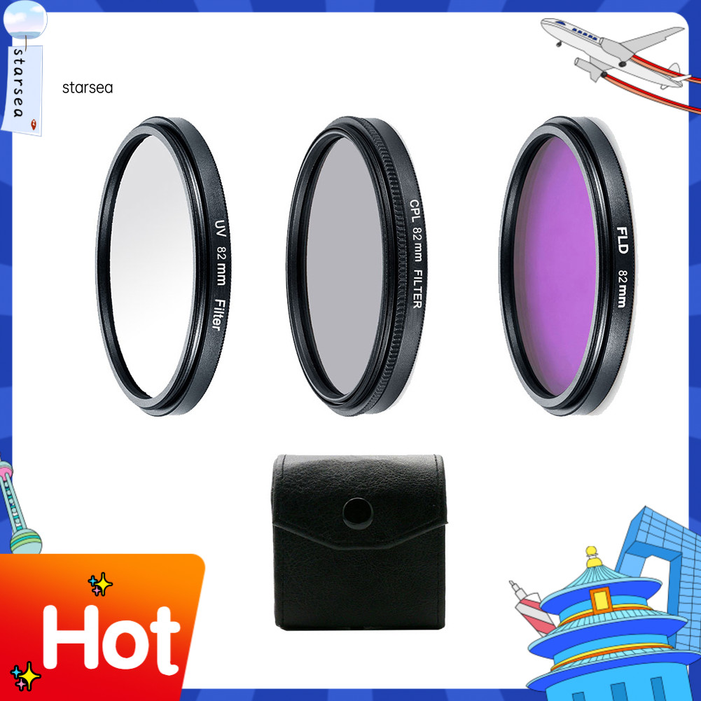 SRA ZK Professional UV CPL Polarizer FLD Photo Photo Photography Filter Kit สําหรับกล้อง SLR
