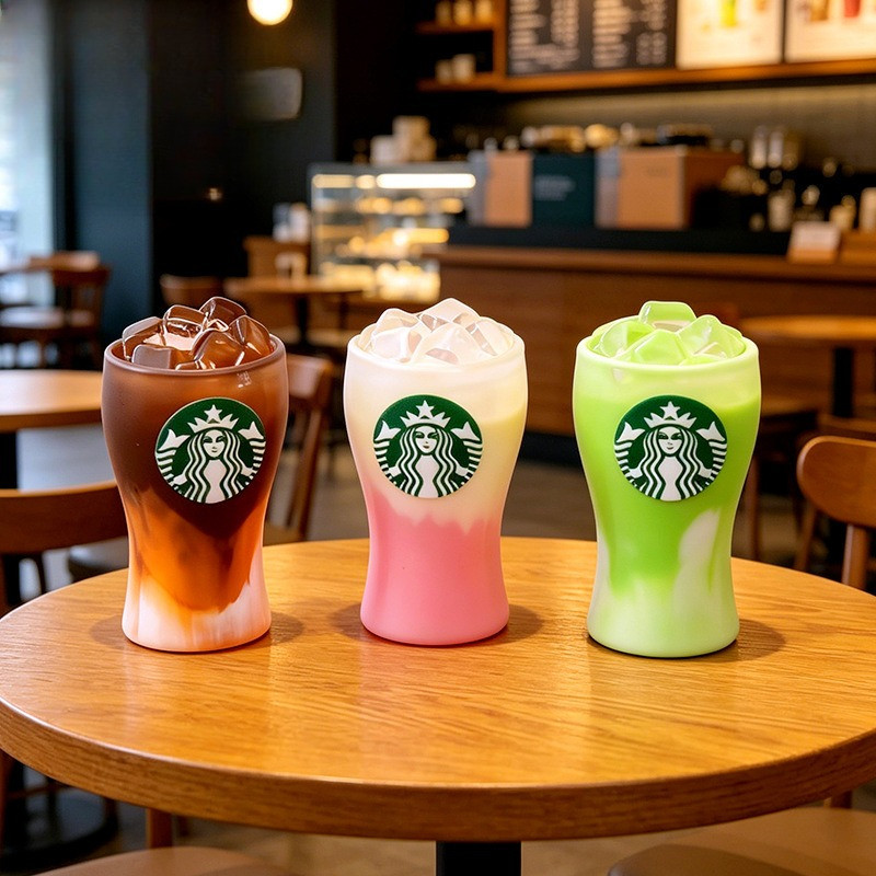10 ชิ้นไอศกรีมกาแฟเครื่องดื่มฤดูร้อนเรซิ่น Charms สําหรับ DIY (13-30)888