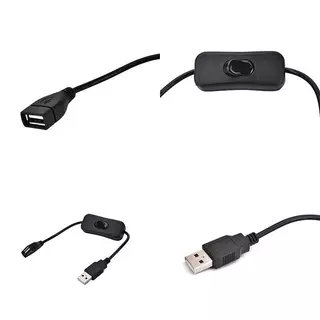 [ใหม่] สาย USB พร้อมสวิตช์ควบคุมไฟสําหรับ Raspberry Pi USB On Off Toggle [TH]