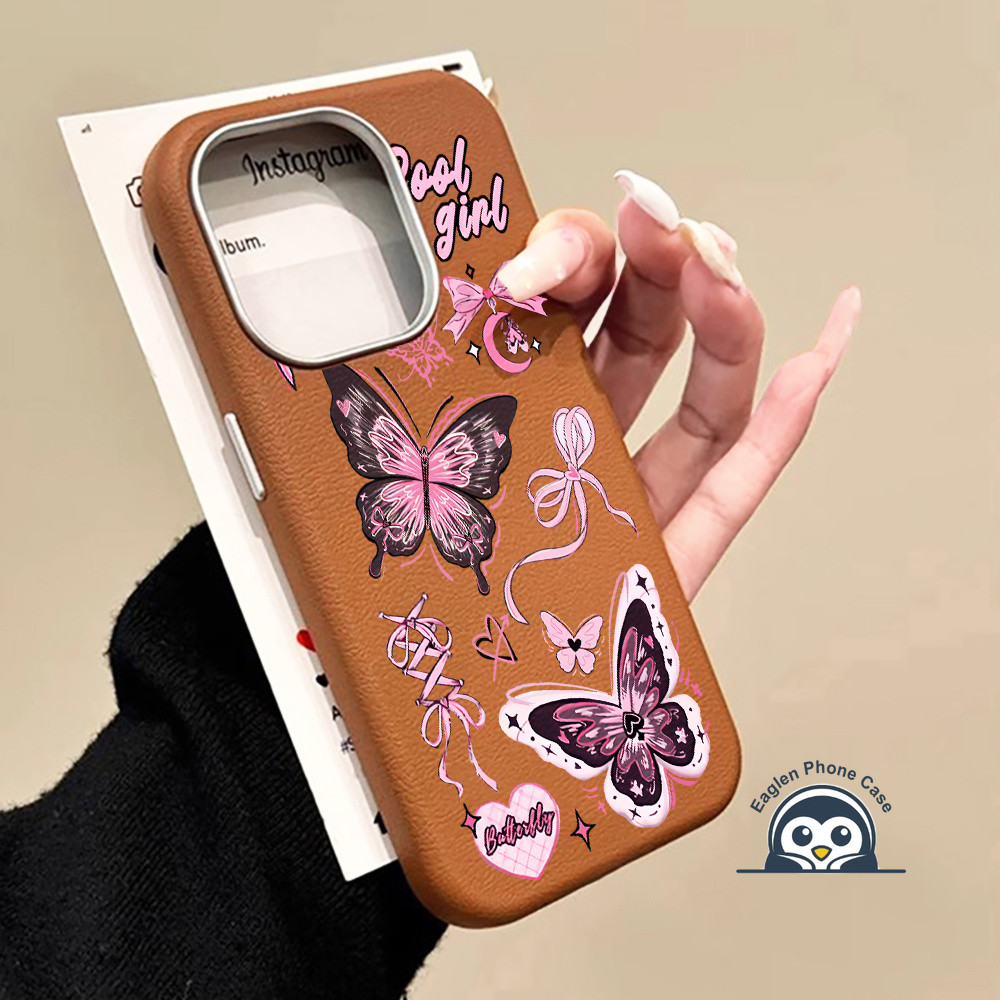 Y2K สีชมพูผีเสื้อเคสโทรศัพท์สําหรับRealmeหมายเหตุ 80 70 60 50 P1 Pro GT Master Q5i U1 6 5 Pro 6i 6s 