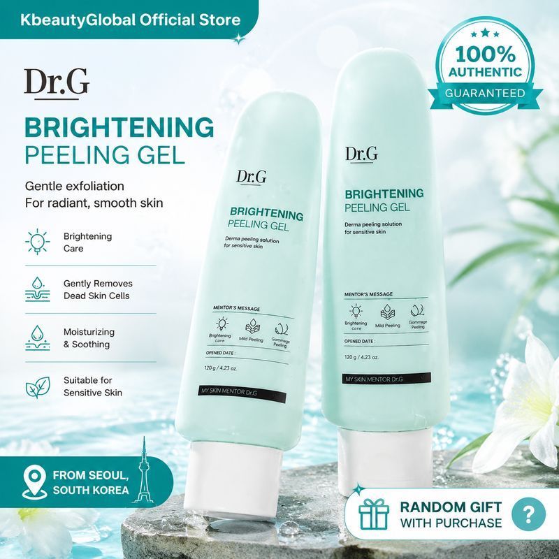 DR.G Exfoliating Gel 120ml - Gentle Pore Care & Dead Skin Remover ตัวเลือก 2 แพ็ค