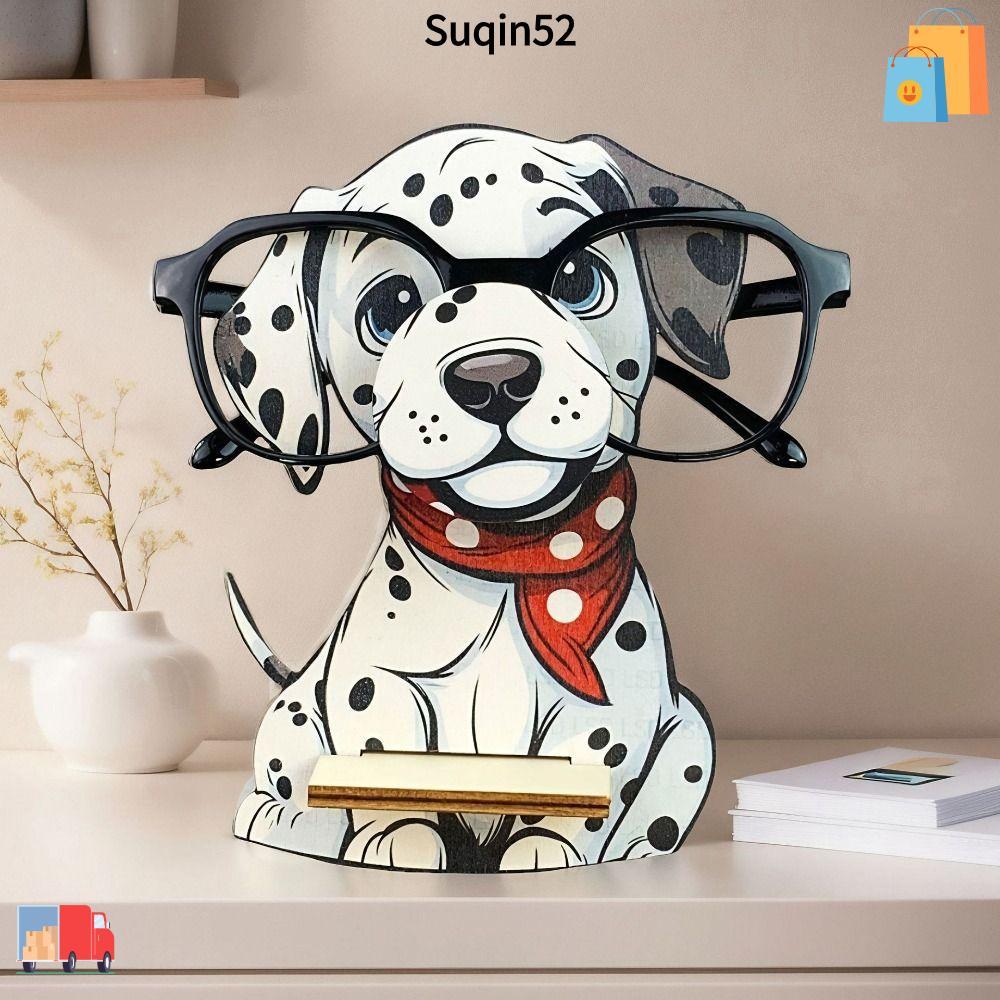 ซูชิน52ชั้นเก็บแว่นตา,สัตว์การ์ตูนผู้ถือแว่นตายืน,น่ารักแฮนด์เมดไม้ปรากฏการณ์ชั้นวางจอแสดงผลสําหรับผู้ชายหญิงผู้ใหญ่