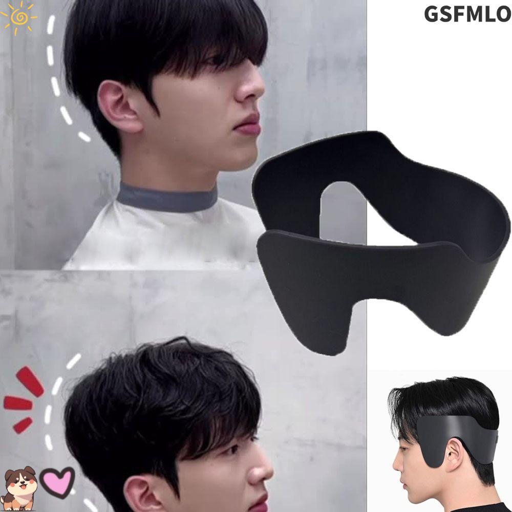 GSFMLO อุปกรณ์ดัดผมลงใช้งานง่าย Smooth Sideburns Sideburns กิ๊บติดผม, เครื่องมือจัดแต่งทรงกันน้ํา Anti-warping Tame Side Hair Press Plate สําหรับผมสไตล์