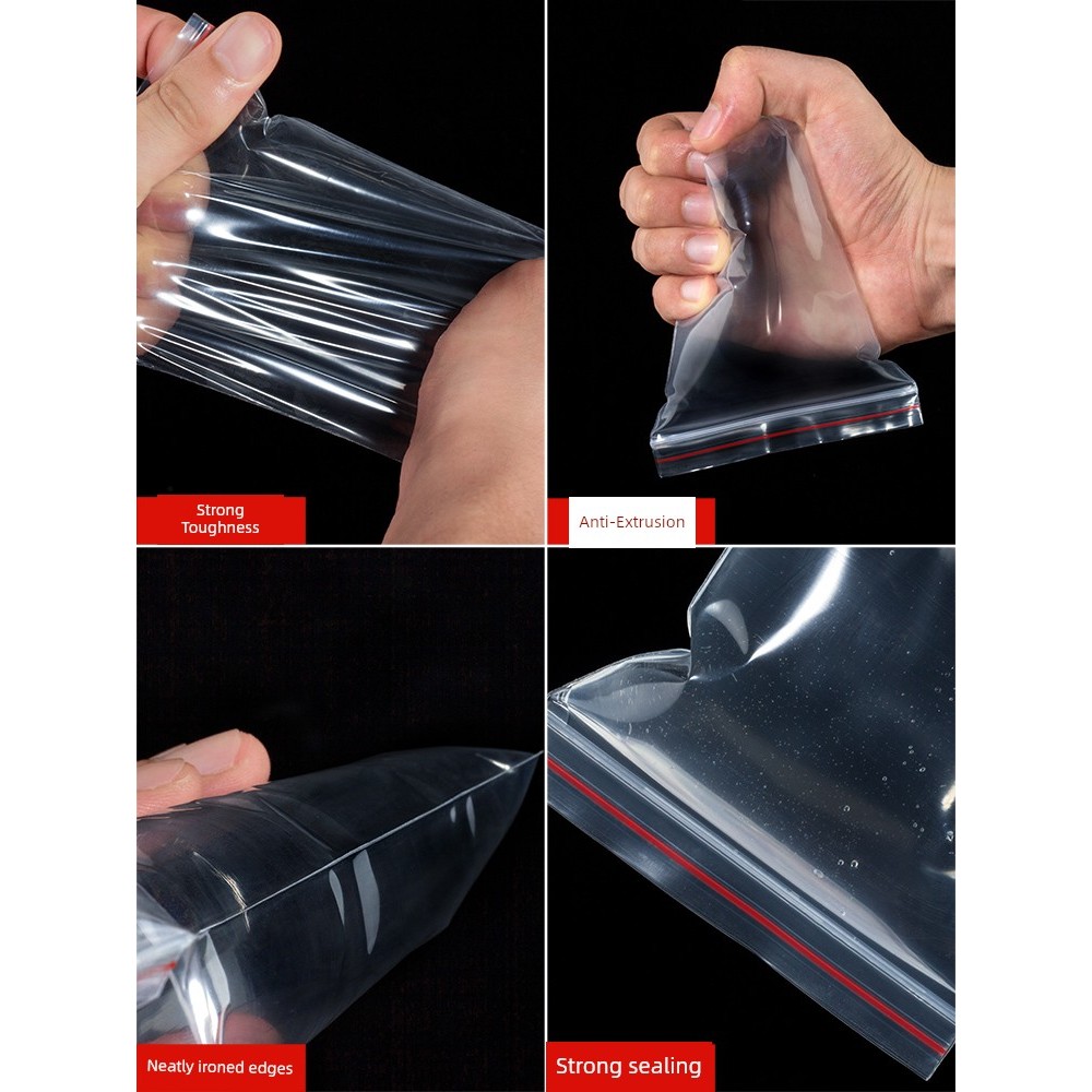 ถุงซิปล็อคใส่อาหาร ซิปล็อคใส่ขนม 36*48ปิดผนึกขยายโปร่งใสหนา pe ziplock สำหรับเสื้อผ้า A3ถุงปิดผนึกถุ