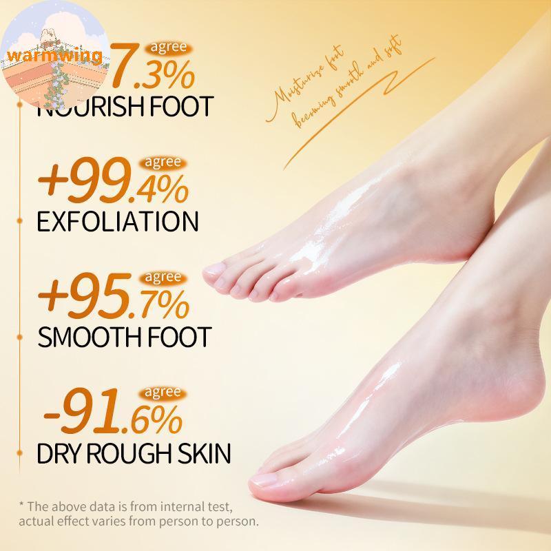 Warmwing SADER Lemon Foot Mask Moisturizing Whitening Foot Peeling Mask Anti-aging Exfoliating Feet 