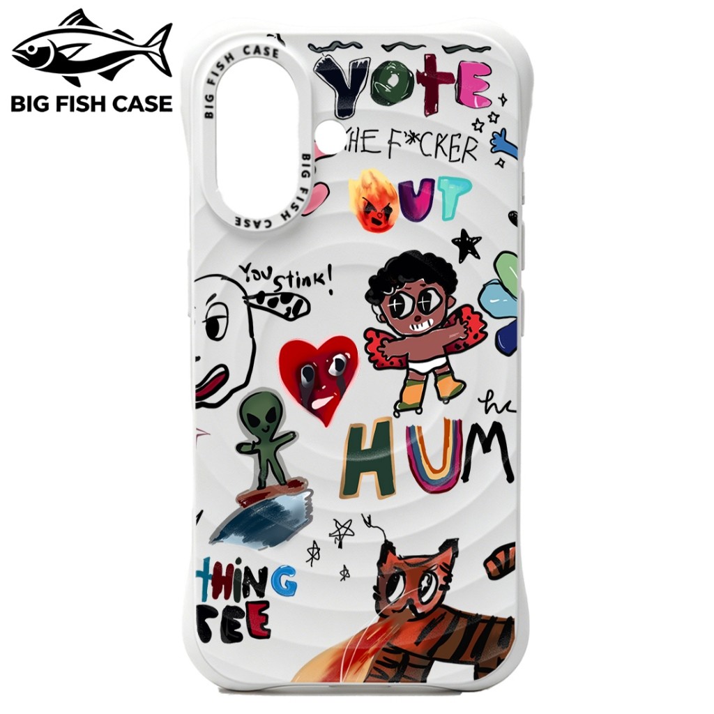 เคสไอโฟน สีขาว คลื่นแม่เหล็ก ปกป้องกันรอย รูปที่ 5