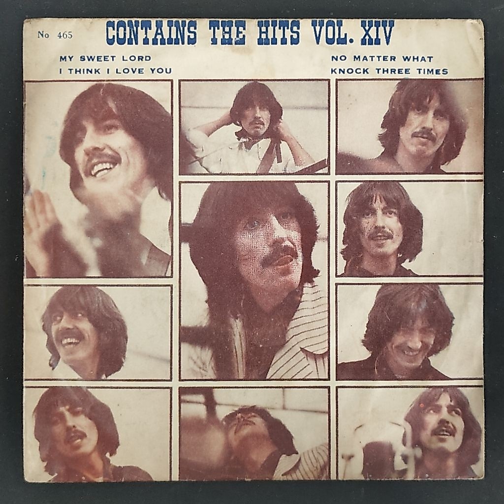 แผ่นเสียง 7" เพลงสากล / ยุค 70 80 90 / George Harrison - My sweet lord  แผ่นสากล Made in Thailand