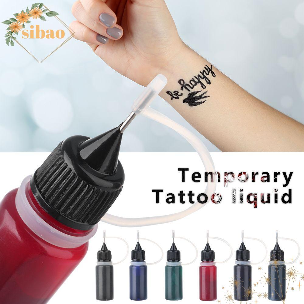 SIBAO Tattoo Ink DIY No Pain Beauty Supply Body Art Paint