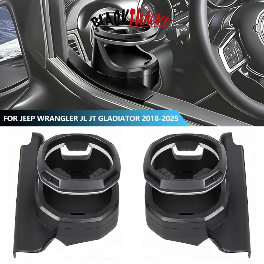 BLACKFUNNY รถหน้าต่างที่วางแก้วขวดเครื่องดื่มรถบรรทุก RV SUV อุปกรณ์เสริมสําหรับรถยนต์สําหรับ Jeep W