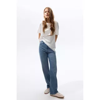 H&M(เอชแอนด์เอ็ม) กางเกงยีนส์ Straight High ผู้หญิง 1209534_9