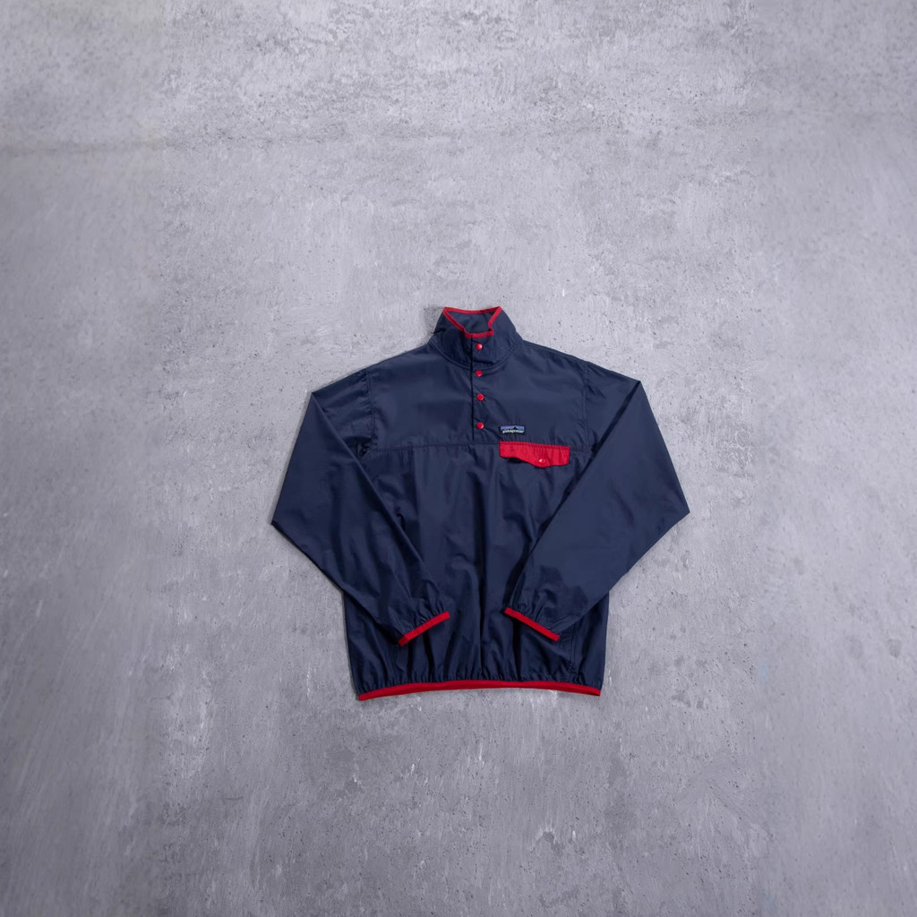 R RULJ Patagonia Stand Collar Pullover Stitching ครีมกันแดด Patagonia Skin Jacket สไตล์คู่