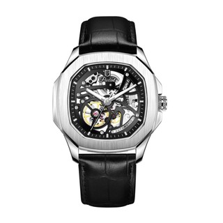 Parlent Gallant Prime - Jam Tangan Pria 42mm, Automatic Movement, Waterproof 5ATM (50M), Stainless Steel