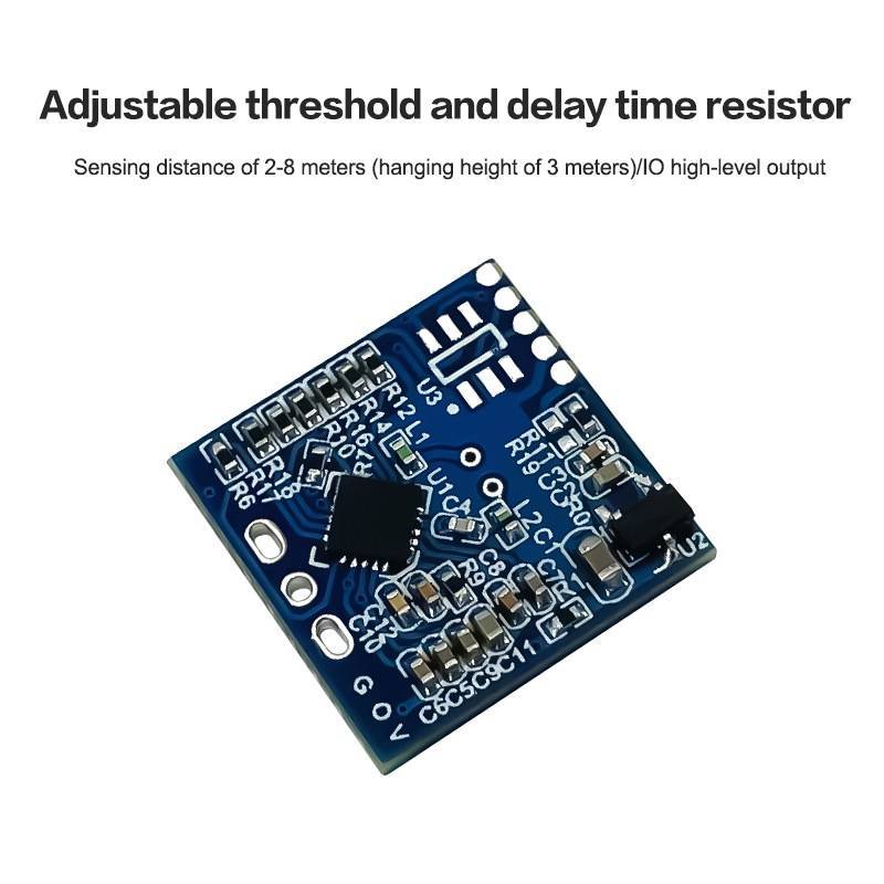 PeaceShells 1/3/5 ชิ้น LD1020 10G ไมโครเวฟ Induction Radar โมดูลอัจฉริยะ Human Perception Sensor สวิ