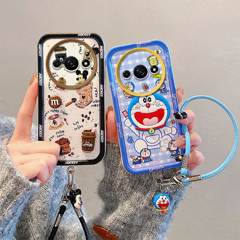 เคสโทรศัพท์กันกระแทกความงามสุภาพสตรีสไตล์พร้อมเชือกเส้นเล็กสําหรับ POCO c85 c85x c75 c71 c65 c61 c55