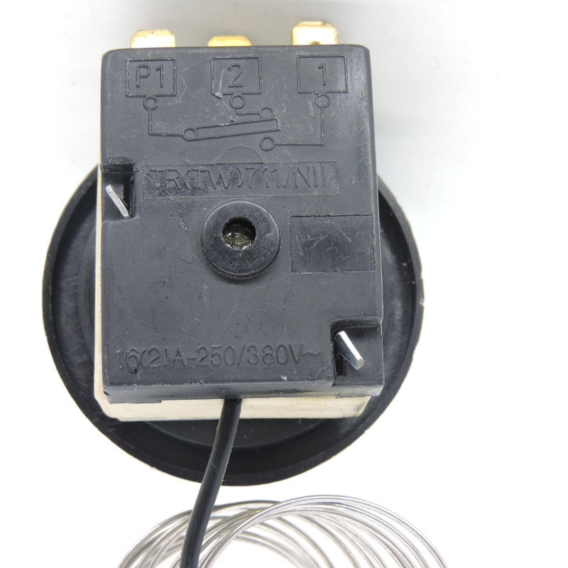 ไทค์ 8. Flat Knob Thermostat สวิตช์ควบคุมอุณหภูมิ 0-60 องศา 40 องศา 50 องศา 80 องศา 120 องศา 30 องศา