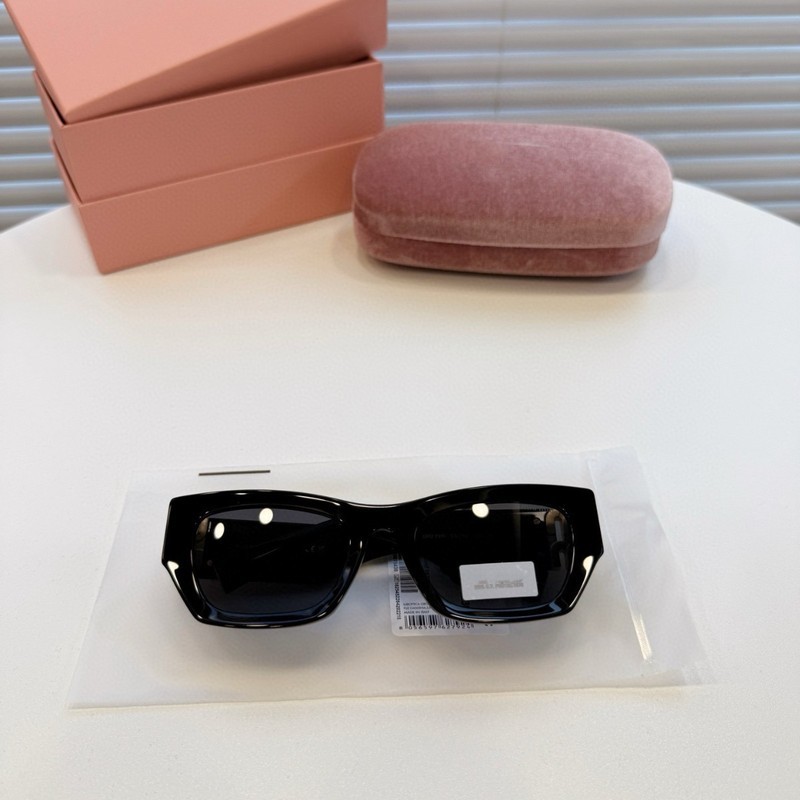 รุ่นที่ถูกต้อง Mujia แว่นตากันแดด MIU09w Cat Eye Retro แว่นตากันแดดป้องกันรังสีอัลตราไวโอเลตกระจกหน้