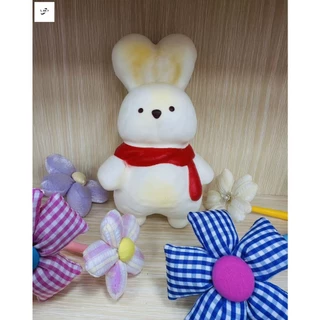ของเล่นสกุชชี่เด้งช้ากระต่ายน่ารัก - ตุ๊กตาบีบอัด ปู่ แบบนุ่มสําหรับเด็ก