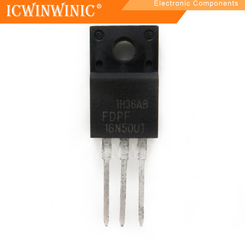 5 ชิ้น FDPF16N50UT FDPF16N50 TO-220F วงจรรวม IC