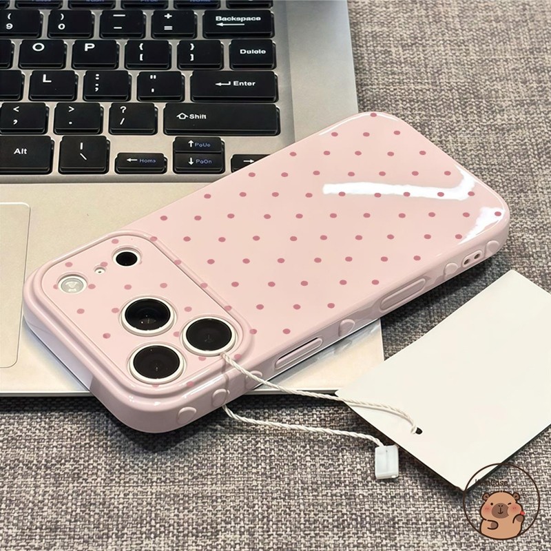 สําหรับOPPOค้นหาX9 Ultra X9S X8S + X8 Pro X7 F31 F29 F21 F21S Pro Plusเคสโทรศัพท์ด้านข้างLove Heartมุมมองขนาดใหญ่หน้าต่างน่ารักPka Dot Elegant Candyสีปลอกอ่อนกรณีปก