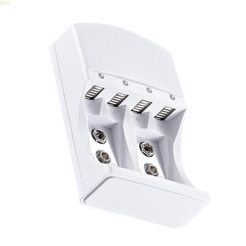 Infi พร้อมกัน 4 ช่อง LR06 LR03 Charger สําหรับแบตเตอรี่ 9V การกระจายความร้อน 1 2V LR06 LR03 ชาร์จ