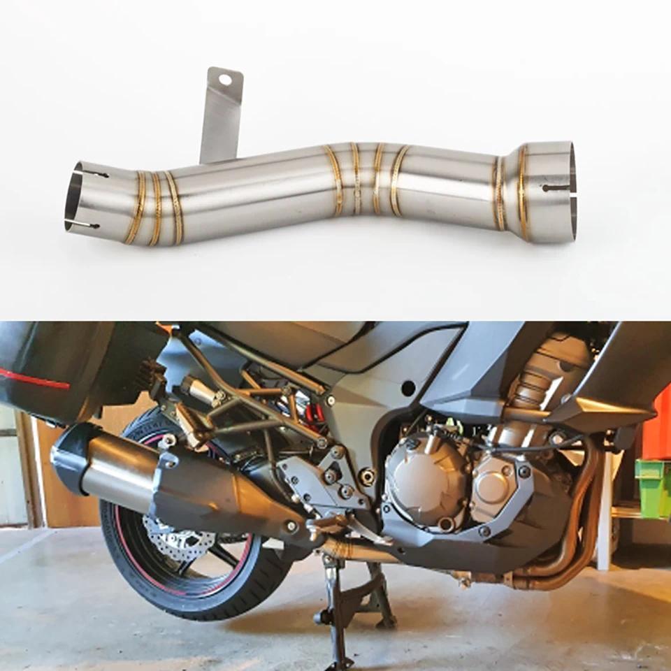 EM KLZ1000ท่อไอเสียรถจักรยานยนต์สำหรับ Kawasaki versys 1000 2012-2018 versys 1000 KLZ1000