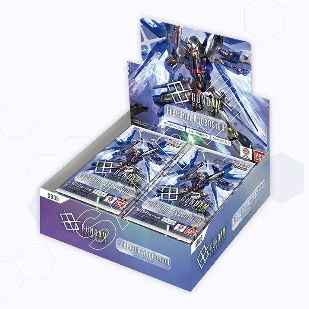 Bandai Gundam Card Game Booster Box GD05 Freedom Ascension (Japan) แบบกล่อง (24 ซอง) 4582770012323 (การ์ด)
