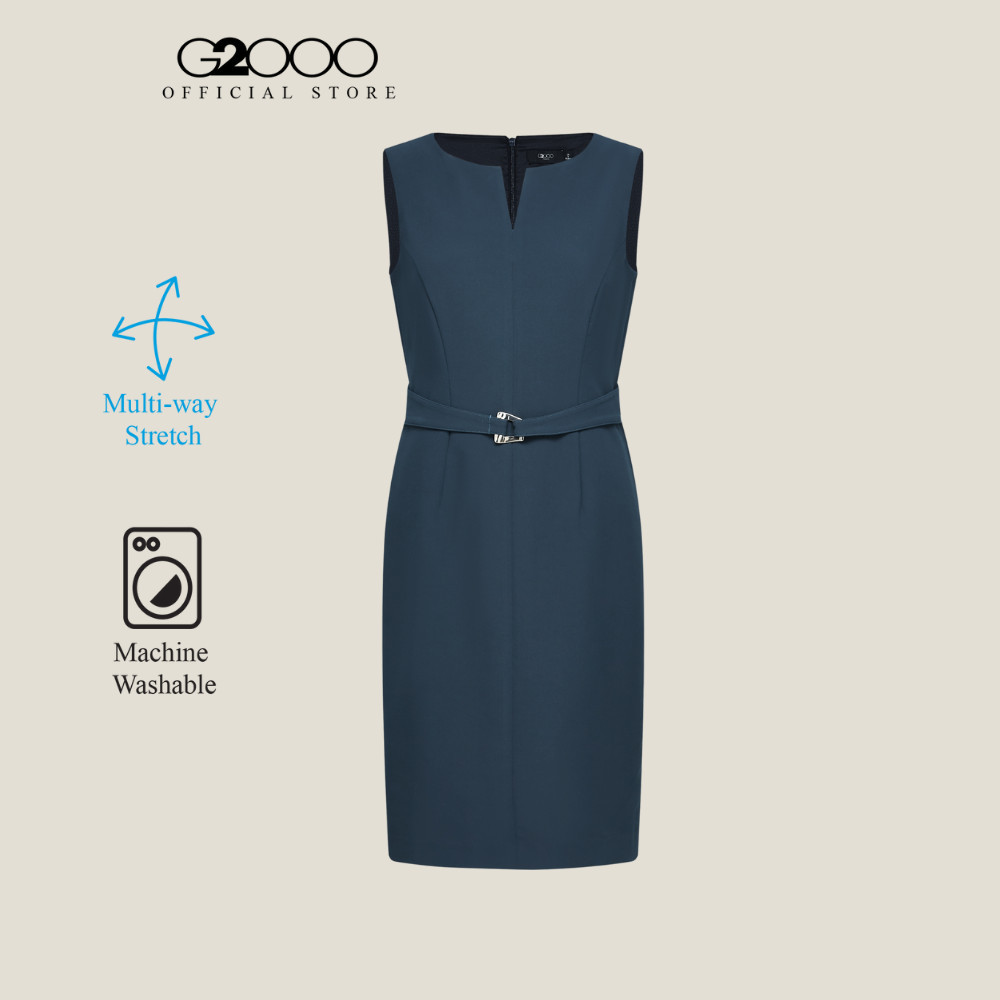 G2000 เดรสสำหรับผู้หญิง ทรง Fitted รุ่น 5623103579 NAVY