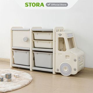Stora Rak Penyimpanan Anak Playbin Truck Organizer Serbaguna Tempat Simpan Barang Multifungsi Rak Storage Perlengkapan Rumah