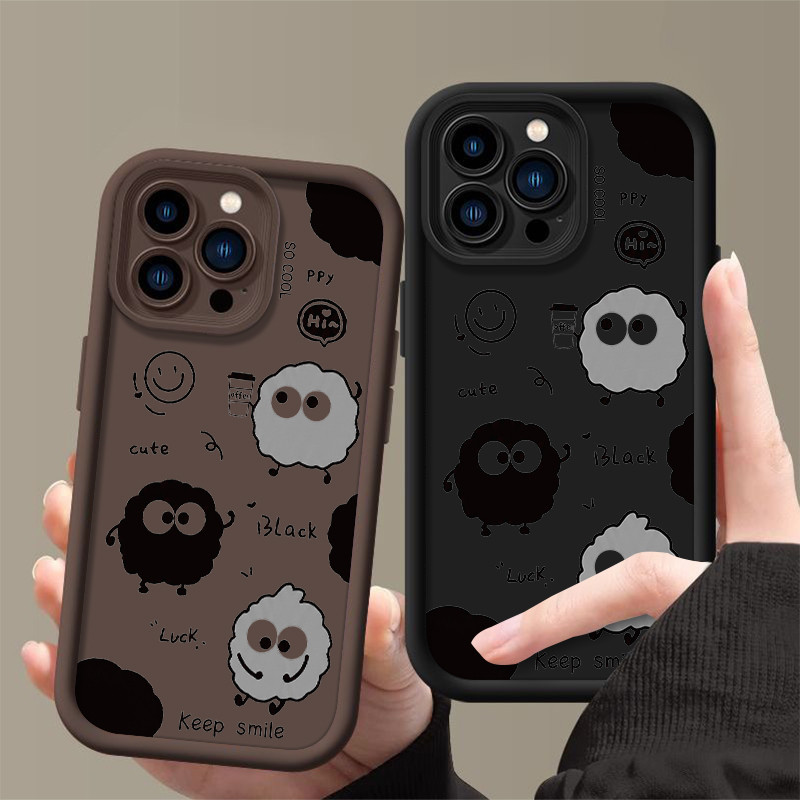Kawaiiน่ารักBlobสําหรับRealme C61 C61 C63 5 5i 5s 6i C3 7 7i C17 C11 2021 C20 C20A C12 C15 C25 C25S 