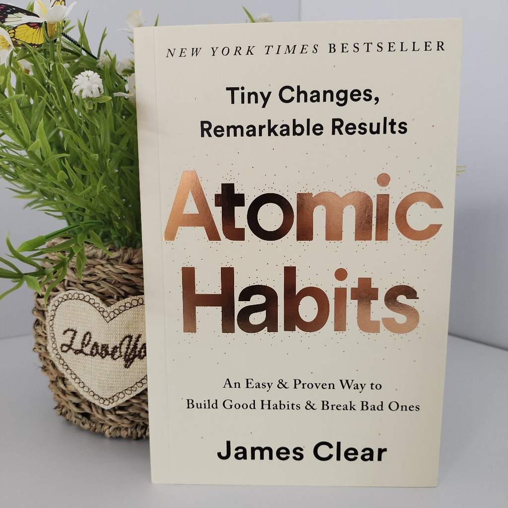 ขายดี Atomic Habits Establish Good Habits เวอร์ชันภาษาอังกฤษ Atomic Habits Gilding Version