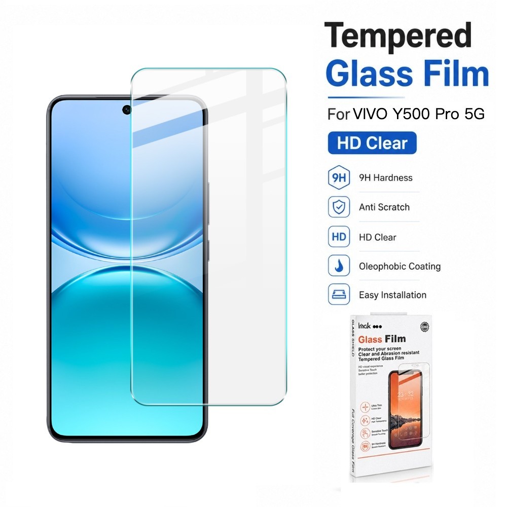 ฟิล์มกระจก สำหรับ VIVO Y500 Y300i Y300 Y200i Y200e Y100 5G Pro 9H global FM0001