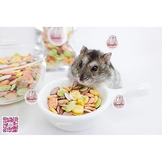 [Hamsterth] ขนม ข้าวโพดอบแผ่นหลากสี สำหรับสัตว์เลี้ยง อาหาร แฮมสเตอร์ แฟตเทล