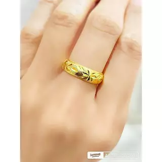 แหวน 039 หนัก 1 สลึง ทองไมครอน ทองสวย ทองชุบ แฟชั่น