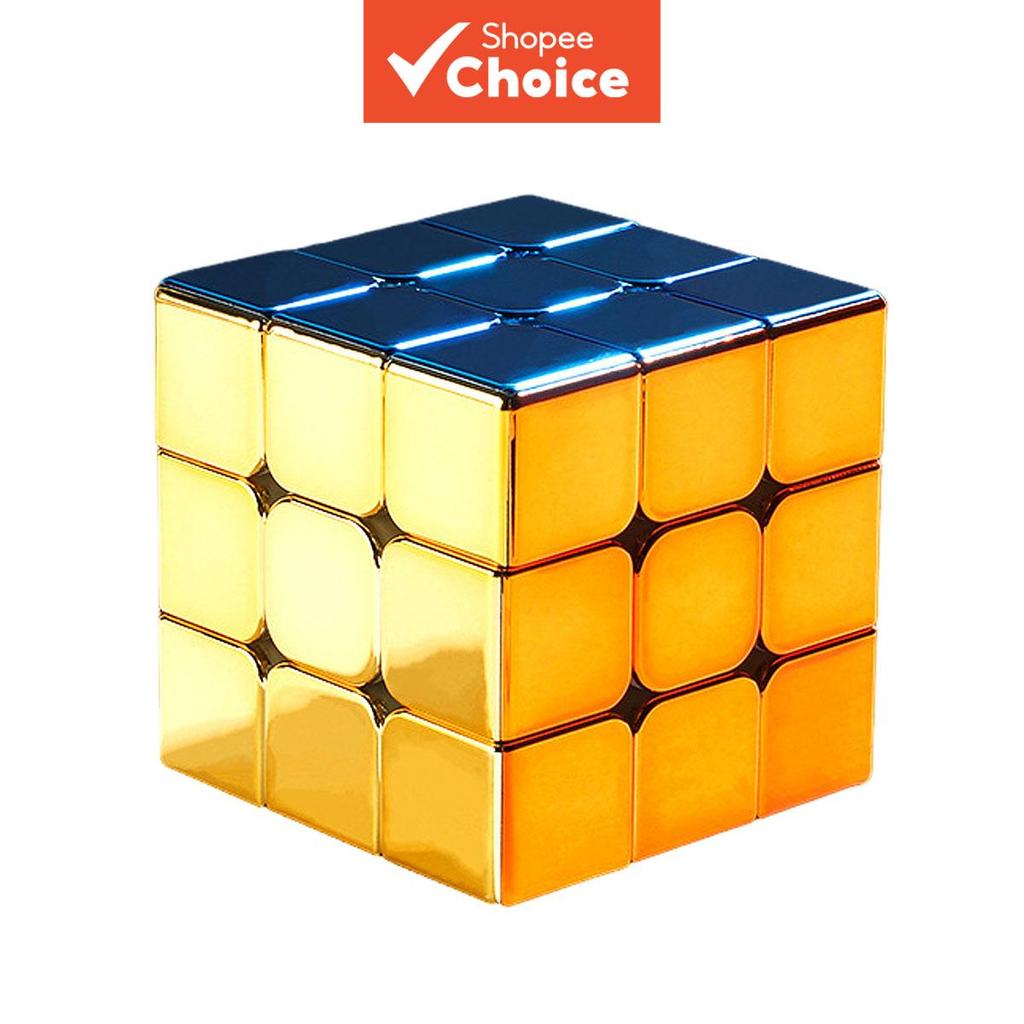 คิวบ์แม่เหล็ก 3x3 สีทอง - ลูกบาศก์เวทมนตร์ M3 3x3x3 ของเล่นฝึกสมอง