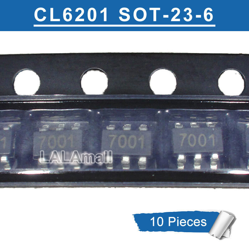 10pcs CL6201 SOT23-6 เครื่องหมาย 7001 SOT-23 SOT23 6pin LED Backlight Driver ชิป IC ใหม่