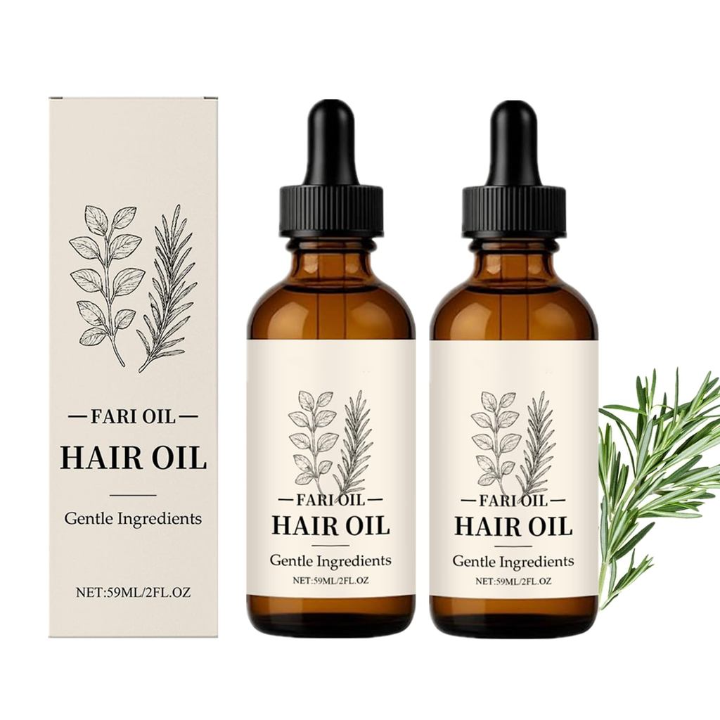 LOYOTICE2PcsFariOilHairGrowthOil,FariHairOil,BotanicalscalpOils withHerbalInfusion–Lightweight Daily