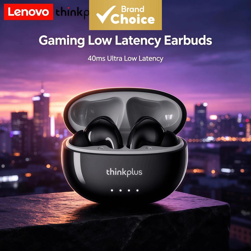 Lenovo LP5 Pro หูฟัง Latency ต่ําหูฟังบลูทูธไร้สายซับวูฟเฟอร์หูฟังชนิดใส่ในหูหูฟังสําหรับเล่นเกมไฮไฟ