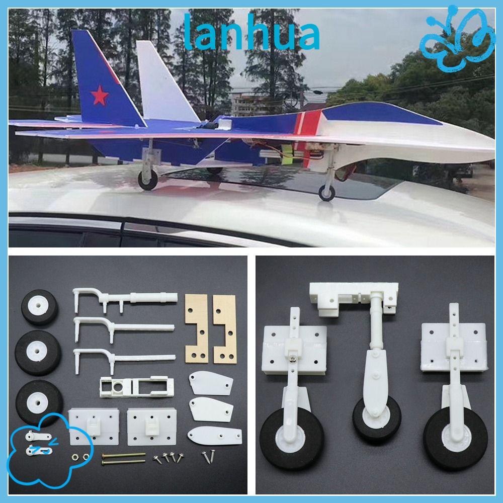 LANHUA RC Landing Gear, พวงมาลัยน้ําหนักเบา SU27 ชุดประกอบ, ของเล่นอุปกรณ์เสริมปีกคงที่เครื่องบิน Qu