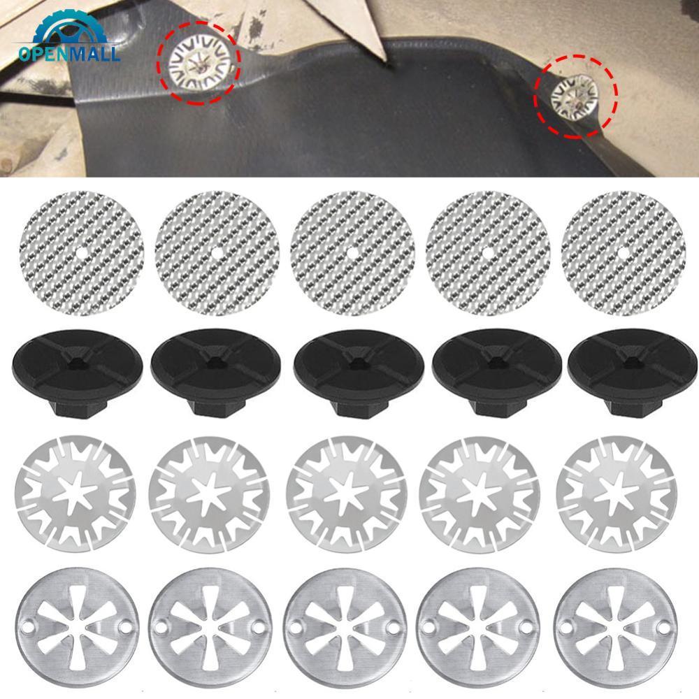 OPENMALL 10/20pcs Car Heat Shield Repair Kit แผ่นป้องกันความร้อน Heat Shield เครื่องซักผ้าสิ่งที่แนบ