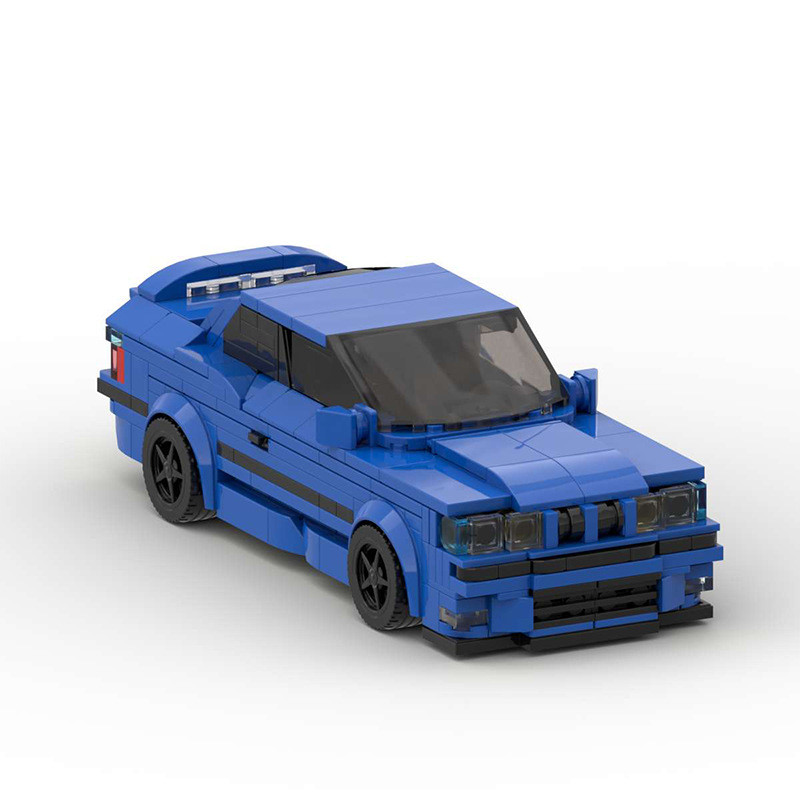 มอค-156606เข้ากันได้กับ Lego BMW M3 E36 Boys ใส่บล็อกตัวต่อ speed8 Grid Car Toy Car Model07141110 2B