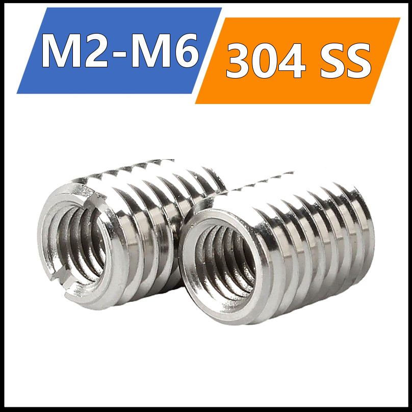 บูชเกลียวในนอก M2-M6 สแตนเลส 304 แข็งแรง กันสนิม (2-5pcs) L4-20mm [LXY-R1]