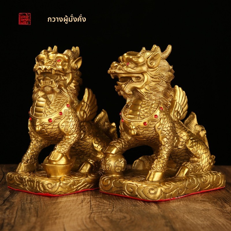 เครื่องประดับ Kirin ทองแดงขายตรงจากโรงงานทองแดง Kirin ความมั่งคั่ง Kirin เครื่องประดับห้องนั่งเล่นสํ
