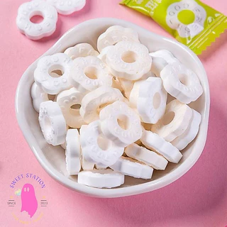 🍃Mint Candy! ลูกอมมิ้นท์ รูปดอกไม้ แพ็ก 50-100 ชิ้น cooling fresh (1เม็ด/1g.) ลูกอมมิ้นท์ หอมหวาน สดชื่น มิ้นท์ซากุระ