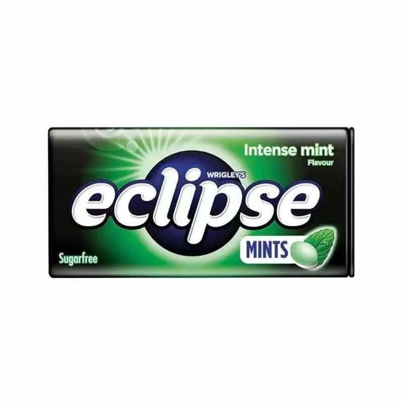ฮ่องกงนําเข้า ECLIPSE ECLIPSE Mint Candy หมากฝรั่งปราศจากน้ําตาลคอให้ความชุ่มชื้นลมหายใจสดชื่นลูกอม 