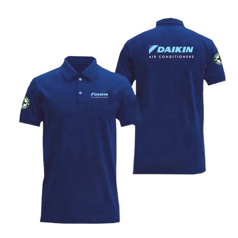 เสื้อโปโล DAIKIN AIR CONDITIONERS ทั้งชายหญิงใส่งานประจำวันสไตล์แฟชั่น
