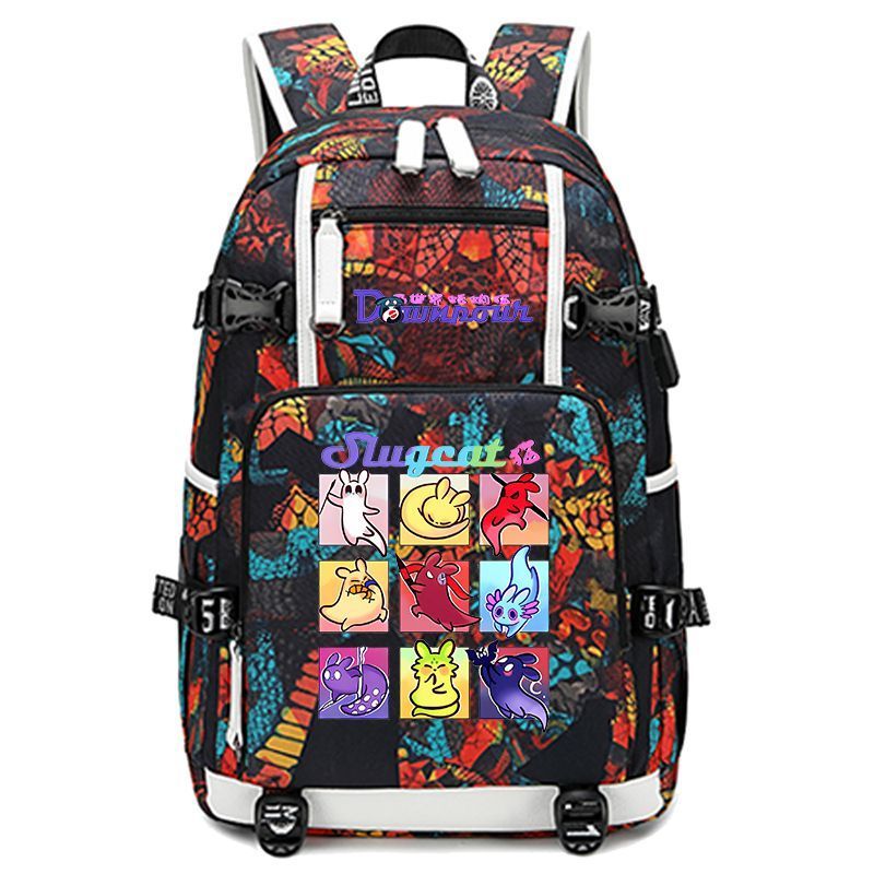 Rain World Backpack Slug Cat Stream Spear Master Fan Peripheral Backpack School Bag Rain World Game