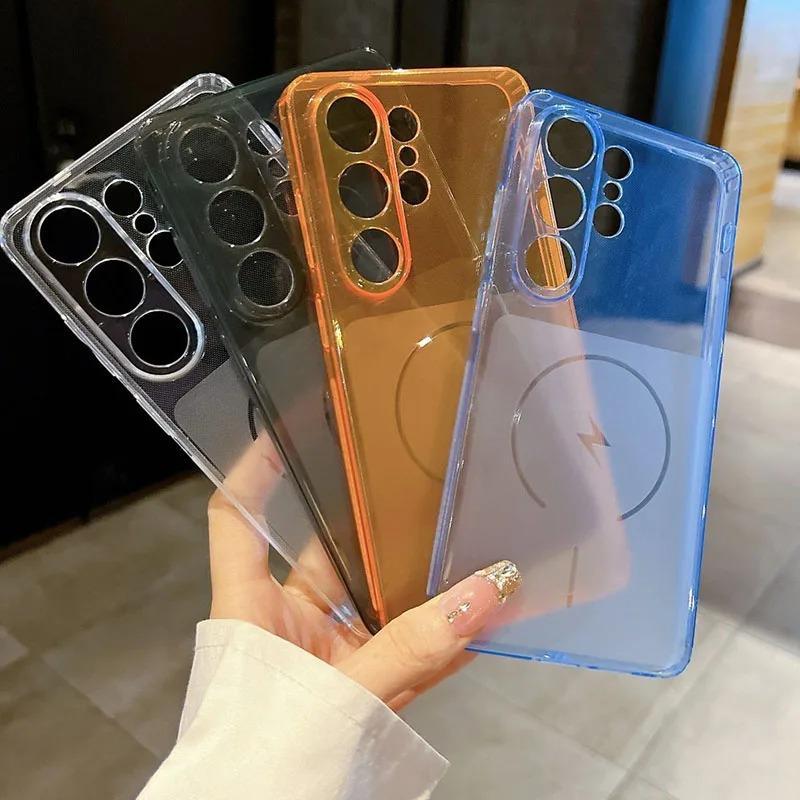 Matte Clear Silicon กันกระแทก Soft TPU สําหรับ vivo Y27 Y28 Y29 4G V2249 V2352 V2434 สีสัน Candy Cov